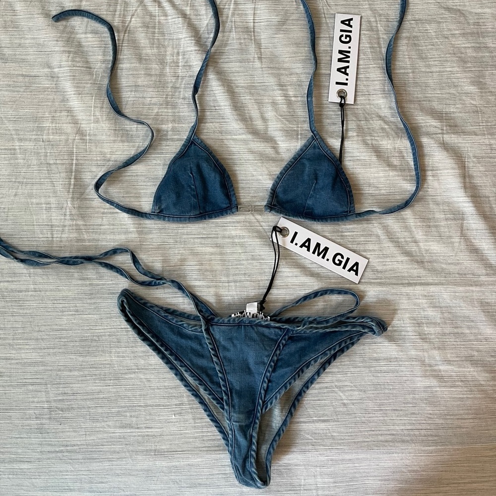 I.am.Gia denim bikini